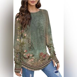 Women’s long sleeve tunic top